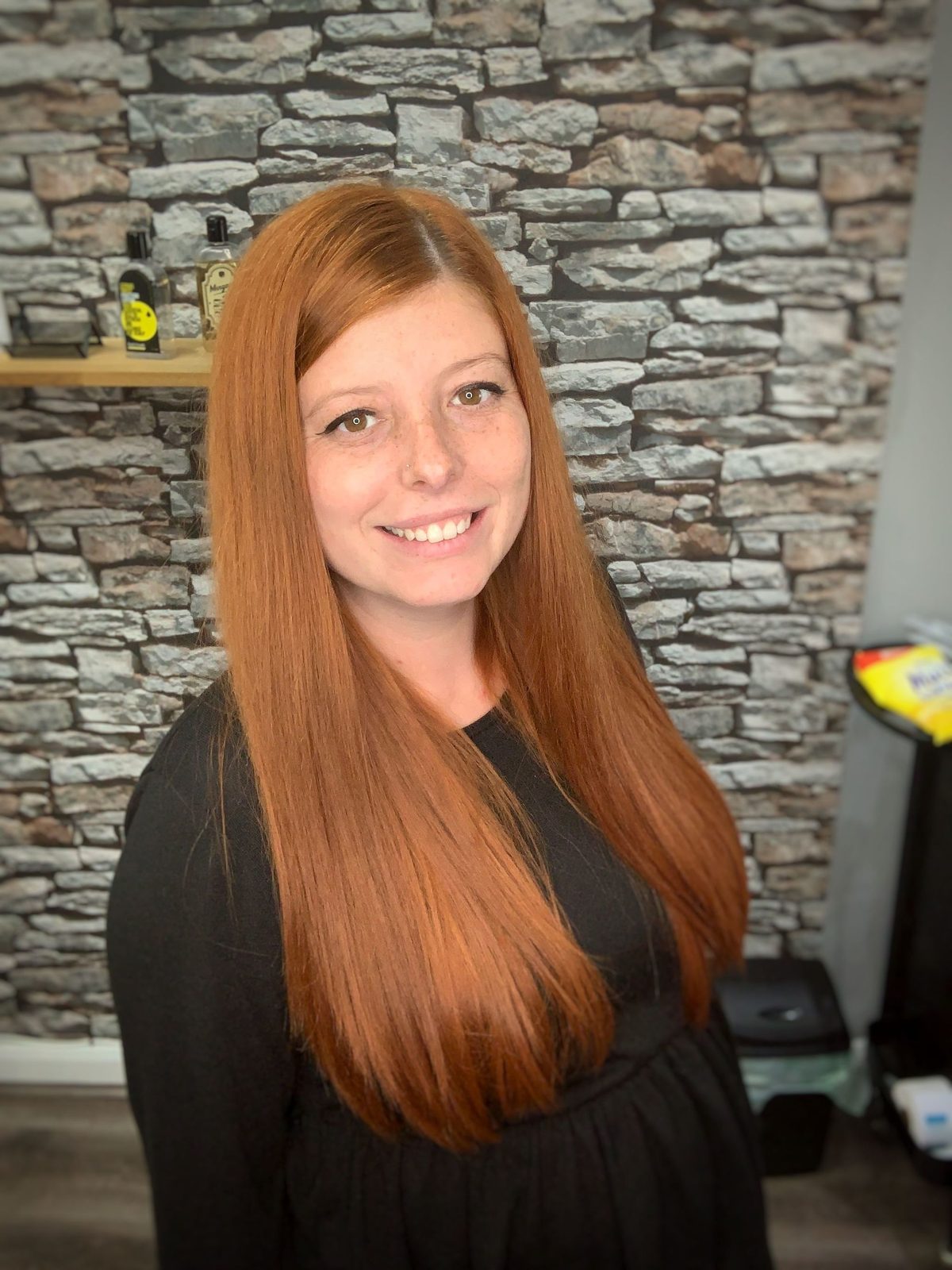 Leanne, barber at Nicola’s Barbershop